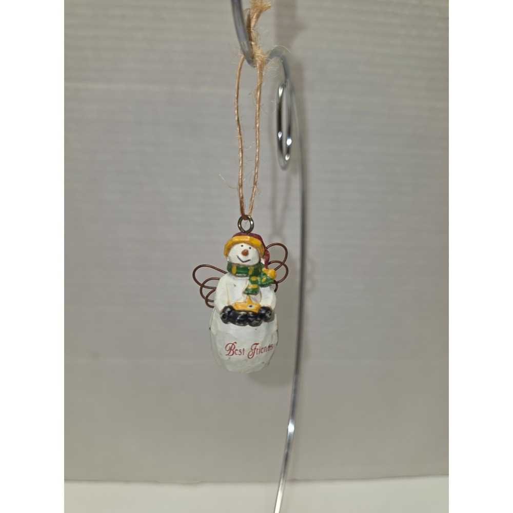 Ganz Woodland Snow Angel Christmas ornament featuring angel wings Best Friends